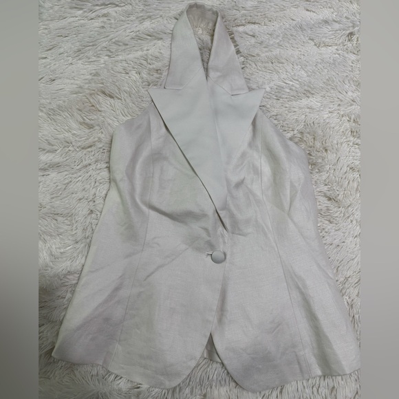 Banana Republic Linen Tuxedo Vest - Picture 3 of 10